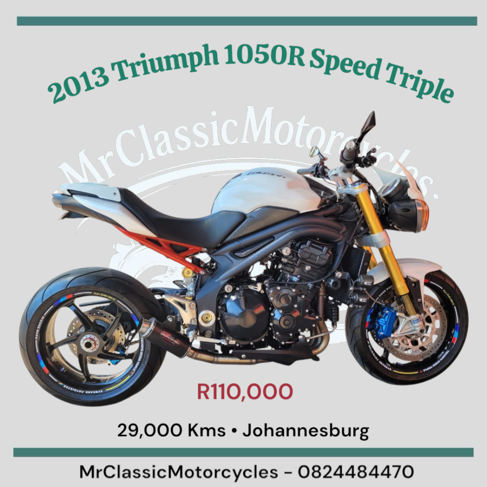 2013 Triumph 1050R Speed Triple